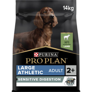 Large Athletic Adult Sensitive Digestion Lamb hundfoder - 14 kg