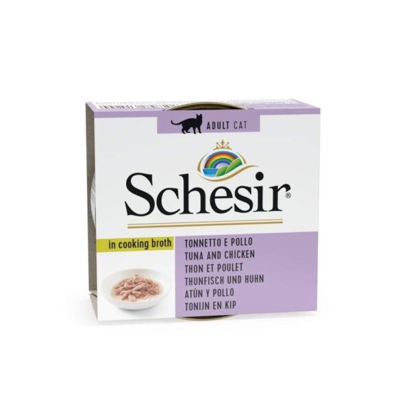 Schesir Cat Adult Tuna & Chicken Gravy 70 g