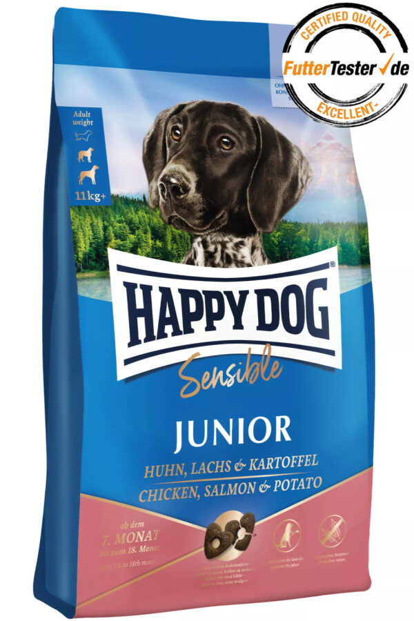 Sensible Junior Kyckling, Lax & Potatis Hundfoder - 4 kg