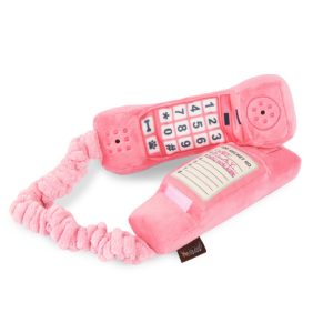 80s Classic Corded Phone Retro Ring Hundleksak - Playfull Phone