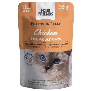 Adult Chicken in Jelly Pouch Kattfoder - 24 st x 85 g