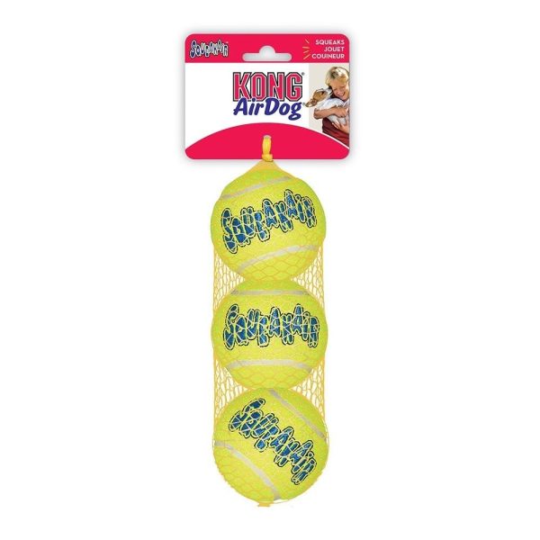 KONG AirDog Squeaker Tennisbollar 3-pack (S)