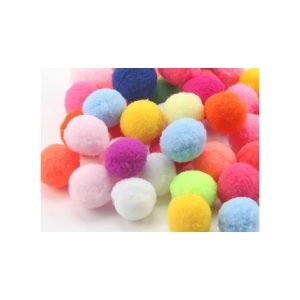 Kattleksak mini pompom mix