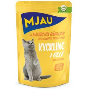 Kattmat Mjau Kyckling i gelé 85g