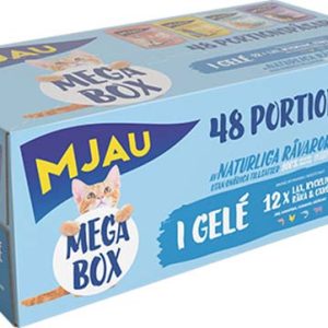 Megabox Kött & Fisk i Gelé Kattfoder - 48 x 85 g