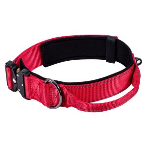 Mission Collar Hundhalsband - Röd / Small