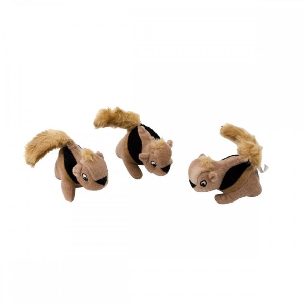 Outward Hound Squeakin Squirrels 3-pack