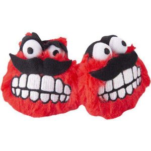 Plush Fluffy Grinz 2-pack - Röd