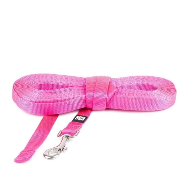 Pro Dog Nylon Träningslina rosa (5 m)