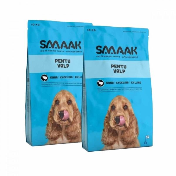 SMAAK Puppy Kyckling 2 x 10 kg