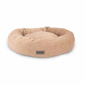 Scruffs Oslo Rund Hundbädd Beige 85 cm