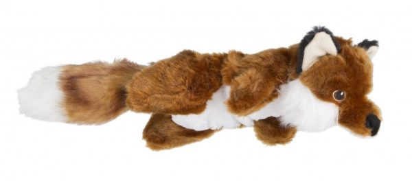 Spot Stretch and Squeak Beaver/ Fox mjuk leksak för hund