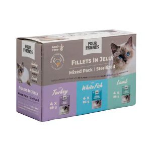 Sterilized in Jelly Mix 12-pack Kattfoder - 12 st x 85 g