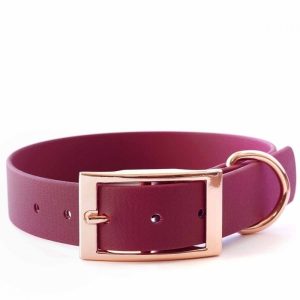 Tyylivoitto Classy Hundhalsband Vinröd (M)