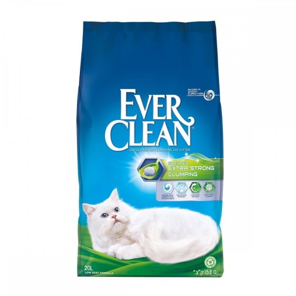 Ever Clean Extra Strong Scented Kattsand (20 l)