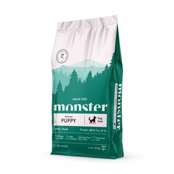 Monster Puppy Grain Free All Breed Lamm & Anka (12 kg)