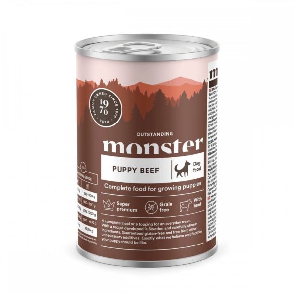 Monster Puppy Grain Free Biff 400 g