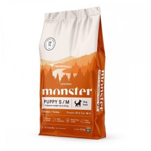 Monster Puppy Small & Medium Kyckling & Kalkon (12 kg)