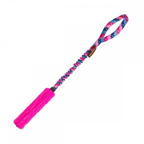 Tug-E-Nuff Bright Fauxtastic Kampleksak med Expander (Rosa)