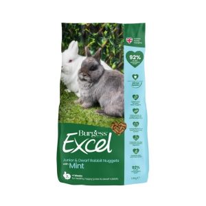 Burgess Excel Junior & Dwarf Rabbit Nugget with Mint (10 kg)