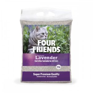 FourFriends Lavendel Kattsand 14 kg