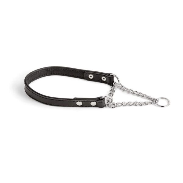 Feel Basic Vadderat Halsband Halvstryp Svart (2 x 35-50 cm)