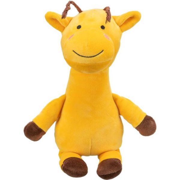 Giraff i plysch Hundleksak - Giraff