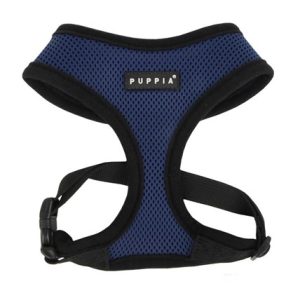 KATTSELE PUPPIA SOFT HARNESS MÖRKBLÅ, S