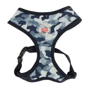 KATTSELE PUPPIA SOFT HARNESS NAVY CAMO BLÅ S