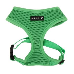 KATTSELE PUPPIA SOFT HARNESS GRÖN, XS