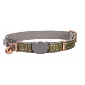 ROGZ URBANCAT HALSBAND OLIVGRÖN, XS