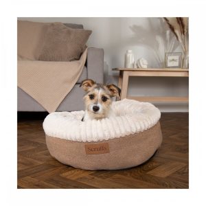 Scruffs Ellen Donut Hundbädd/Kattbädd Beige (55 cm)