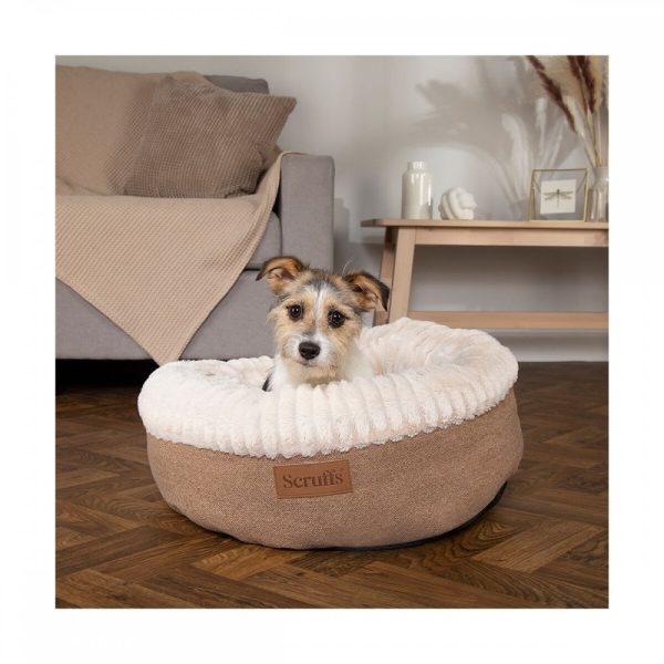 Scruffs Ellen Donut Hundsäng Beige (75 cm)