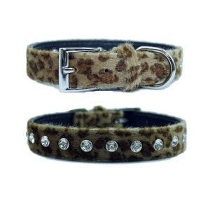 Hundhalsband animal print, S