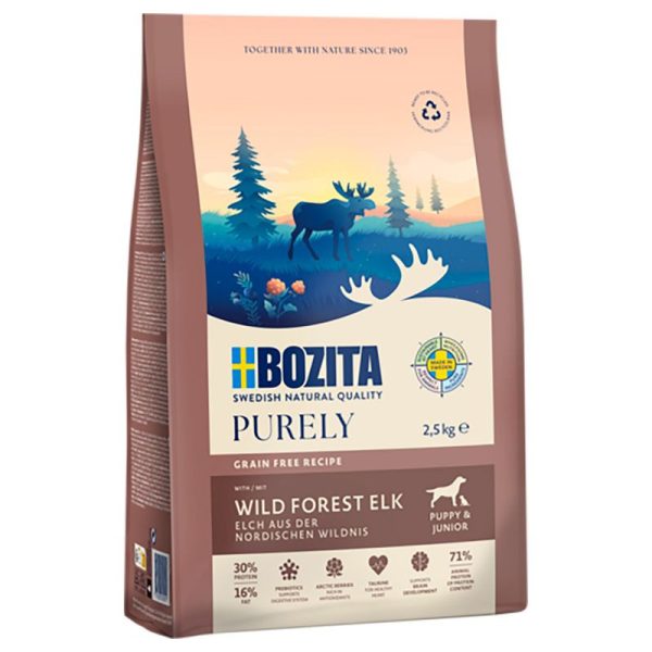 Purely Puppy & Junior Elk Hundfoder - 2,5 kg