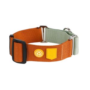 Woolly Wolf Color Block Halvstryp Halsband Terracotta Mix (S)