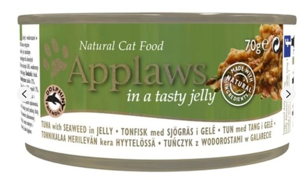 Applaws katt konserv Gele Tuna&Seaweed