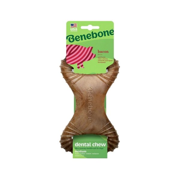 Benebone Dentaltuggben i Nylon med Baconsmak (M)