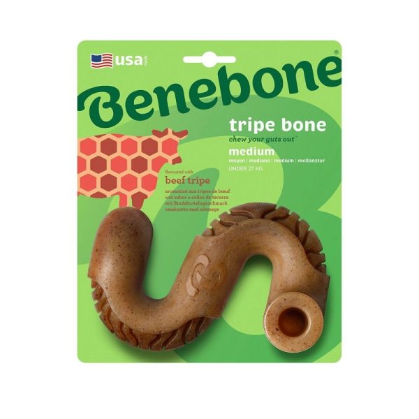 Benebone Hundben i Nylon med Vomsmak (M)