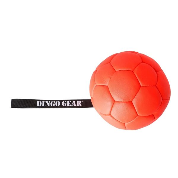 Dingo Gear Eco Hundboll med Handtag 18 cm (Orange)