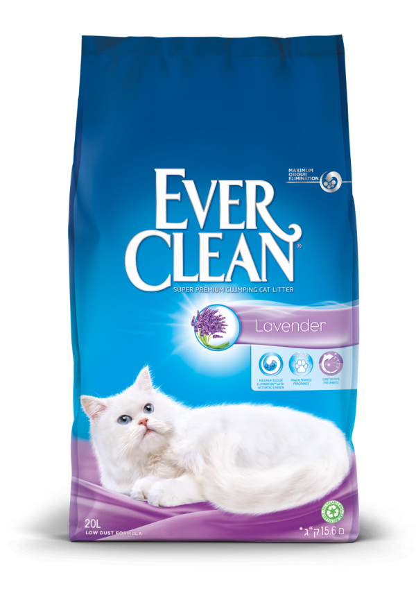 Ever Clean Lavender Kattsand 20 L - 20 L