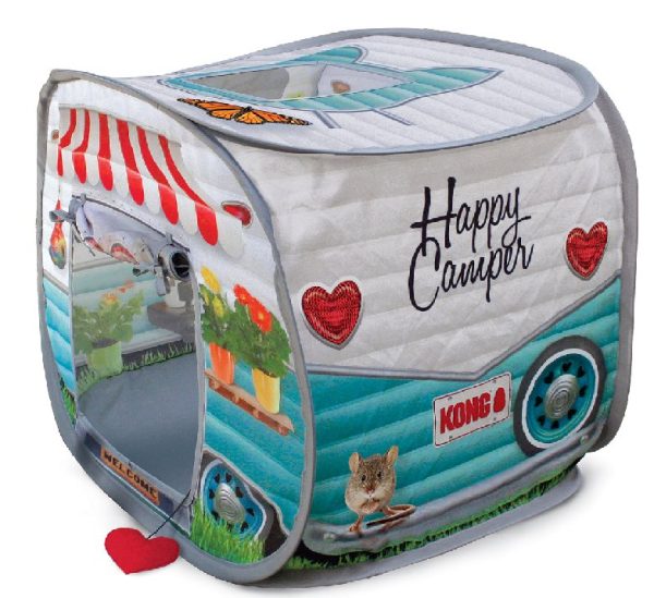 Kattleksak Kong Happy Camper Husvagn