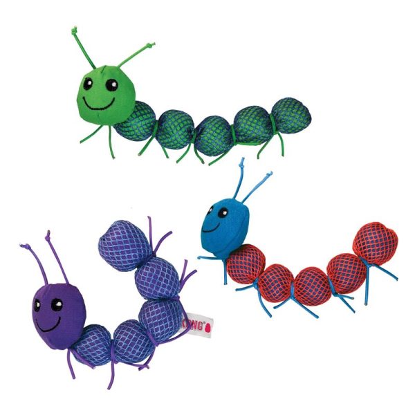 Kattleksaker Nibble Critters Catnipillar, lila