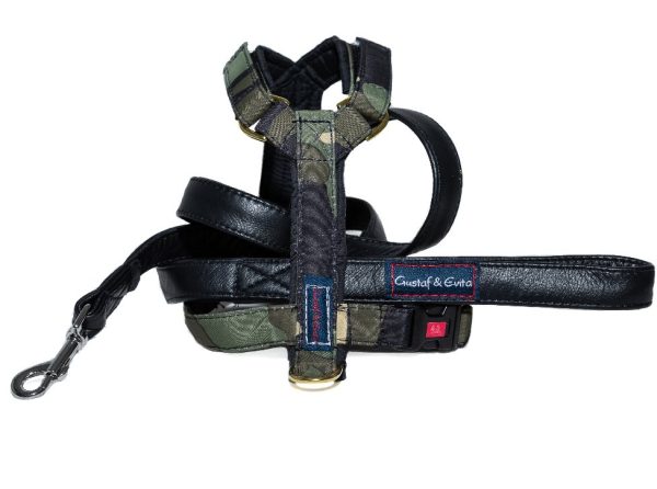 Kattsele Gustaf & Evita Strap Camouflage, 2