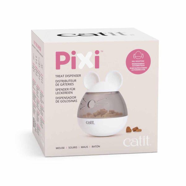 Pixi Treat Dispenser Aktiveringsleksak för Katt - Röd