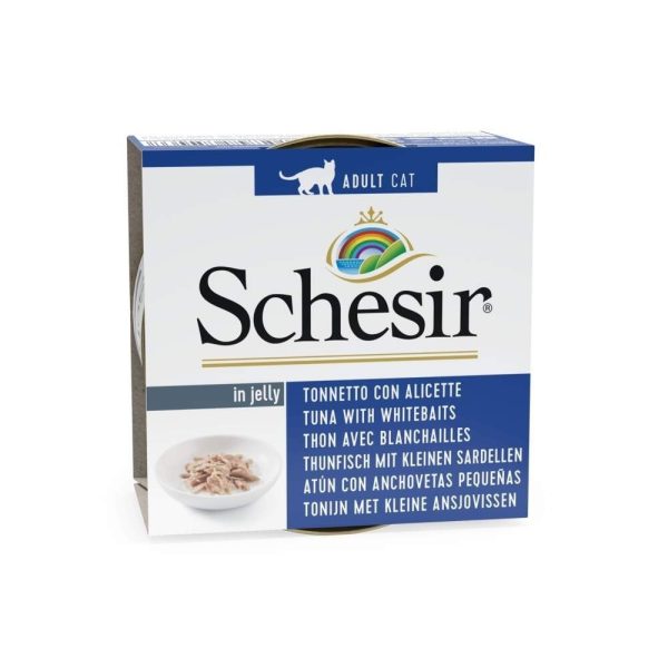 Schesir Cat Adult Tuna & Whitebait Jelly 85 g