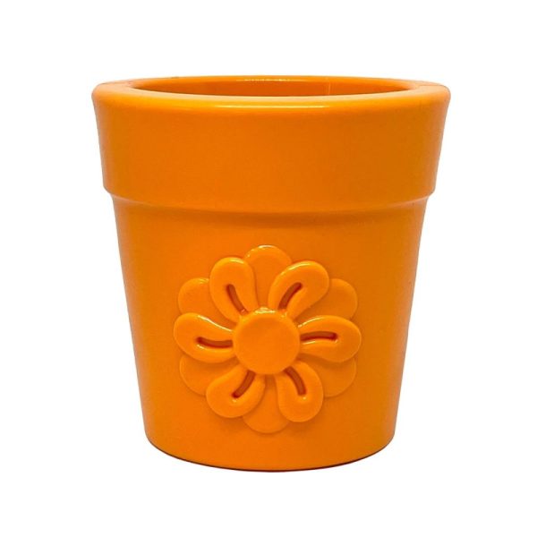 SodaPup Flower Pot Aktiveringleksak 9 cm (Orange)