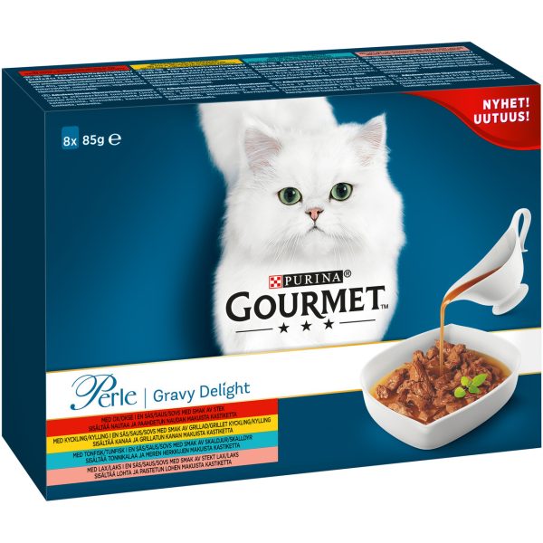 Våtfoder Katt Gravy Delight - 8 x 85 g