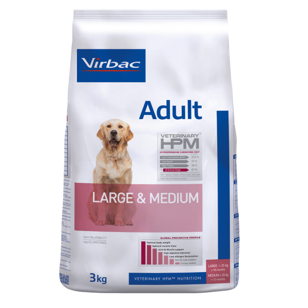 Adult Hundfoder Large & Medium - 3 kg