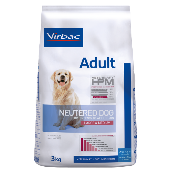 Adult Neutered Hundfoder Large & Medium - 3 kg